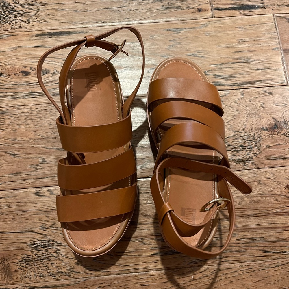 Fitflop Brown Platform Espadrilles - Picture 3 of 3